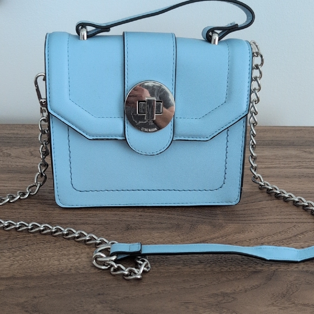 Steve Madden light blue purse